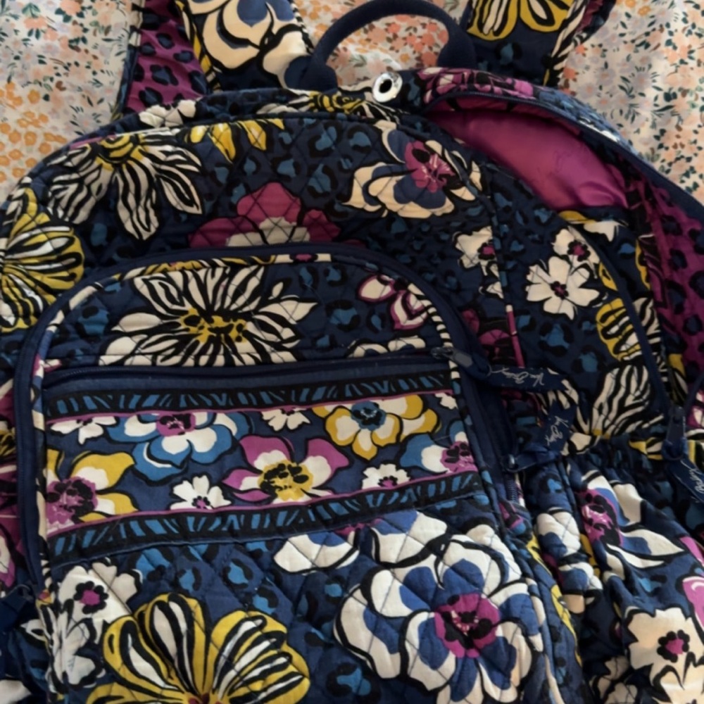 vera bradley backpack leopard cheetah!